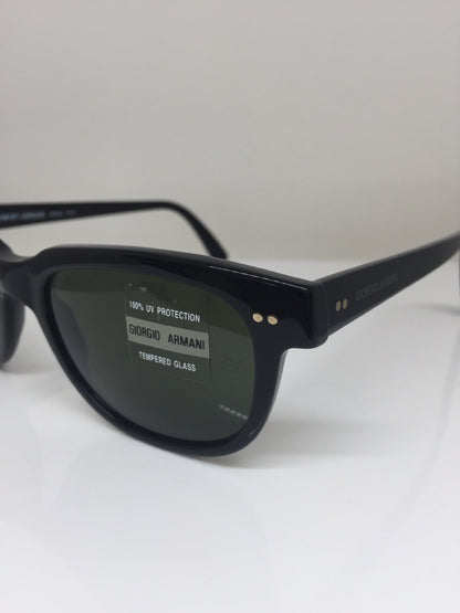 Vintage Giorgio Armani GA 376-S Black Sunglasses - Super Vision Optical