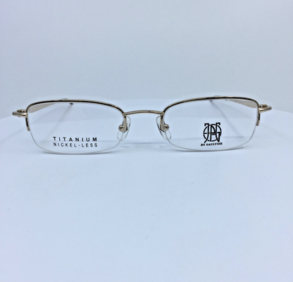 Vintage Jean Paul Gaultier JPG 57-0030 Gold Eyeglasses - Super Vision Optical