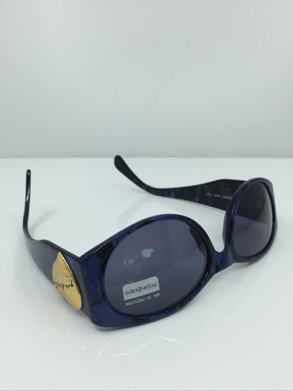 Vintage Saint Laurent YSL 6531 Blue Sunglasses - Super Vision Optical