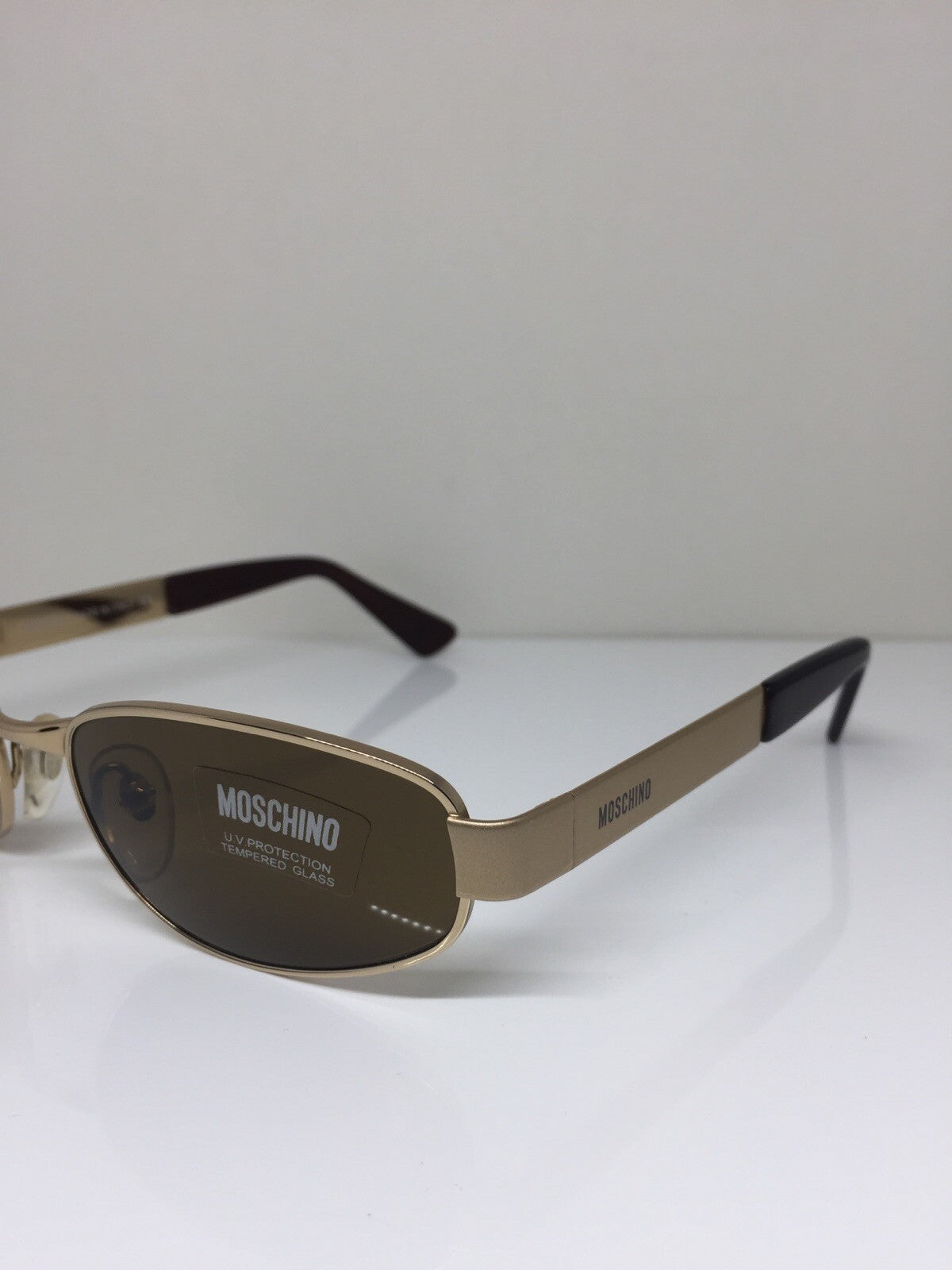 Vintage Persol Moschino M. 3063-S Gold Sunglasses - Super Vision Optical