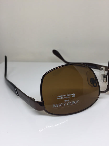 Vintage Giorgio Armani GA 1501 Brown Sunglasses - Super Vision Optical