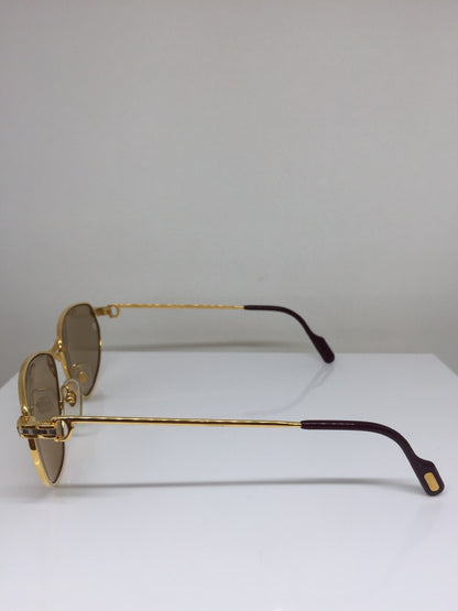 Vintage Cartier Panthere Windsor Gold Sunglasses - Super Vision Optical