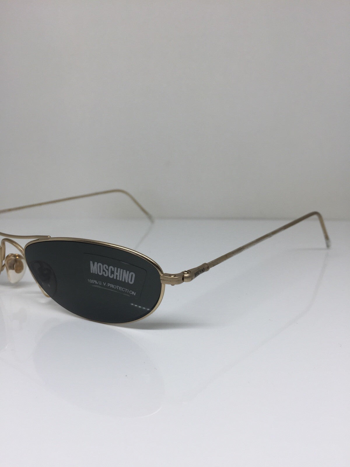 Vintage Moschino By Persol M. 3063-S Gold Sunglasses - Super Vision Optical