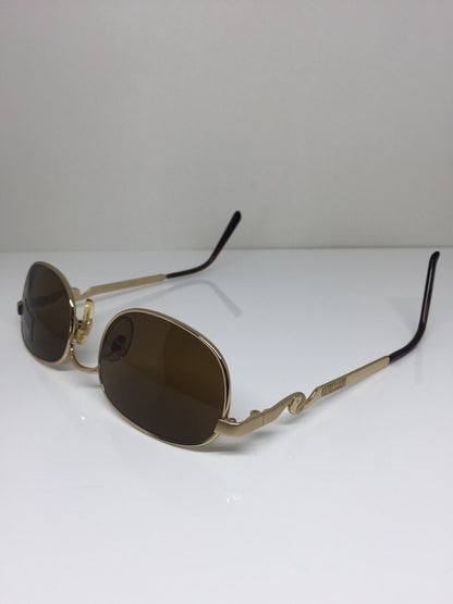 Vintage Moschino By Persol M. 3023-S Gold Sunglasses - Super Vision Optical