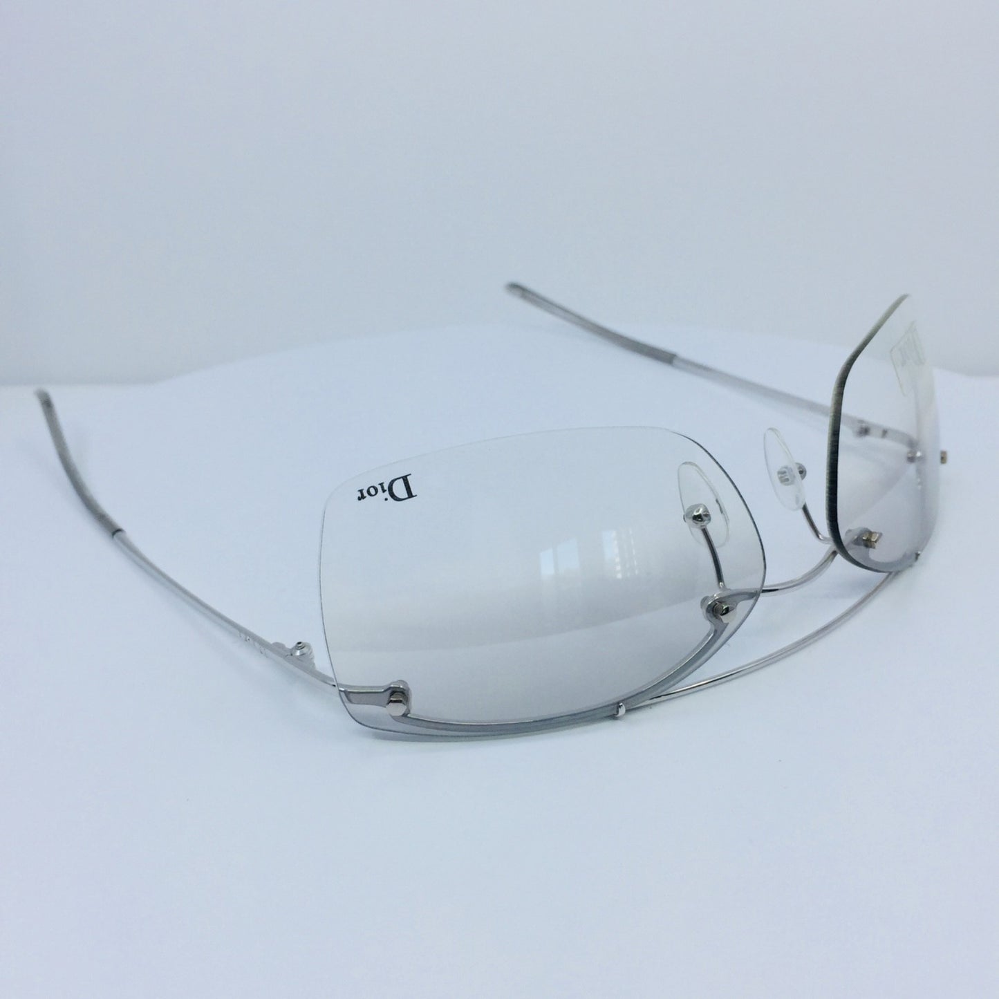 Vintage Dior CD Dior Baba Silver Sunglasses - Super Vision Optical