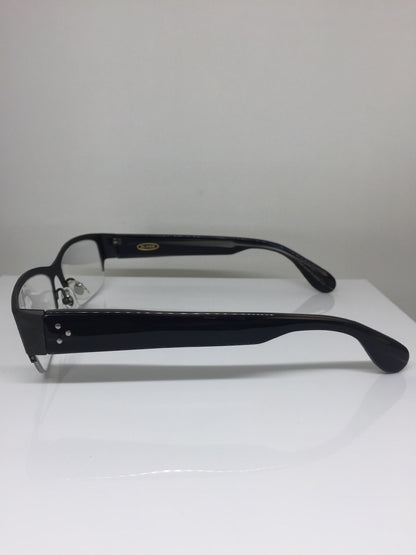 Vintage Blinde By Richard Walker Goin, Goin, Gone Gunmetal Eyeglasses - Super Vision Optical