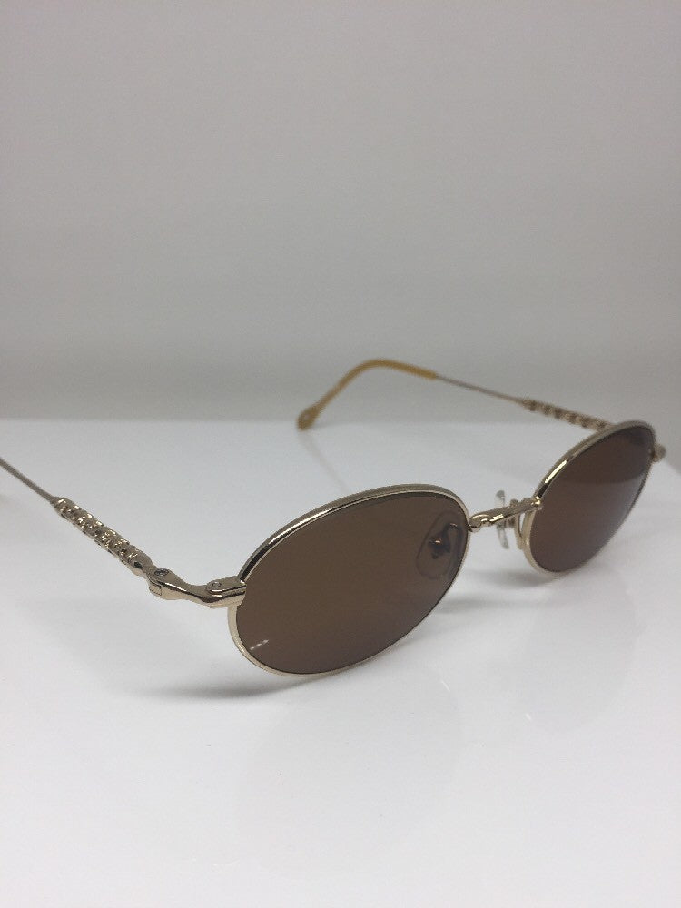 Vintage Jean Paul Gaultier JPG 55-0022 Gold Sunglasses - Super Vision Optical