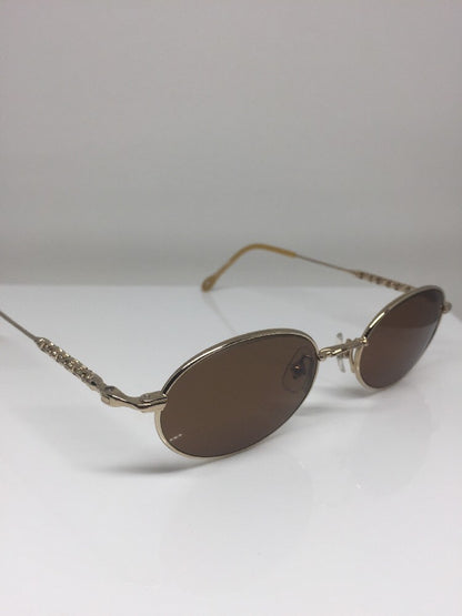 Vintage Jean Paul Gaultier JPG 55-0022 Gold Sunglasses - Super Vision Optical