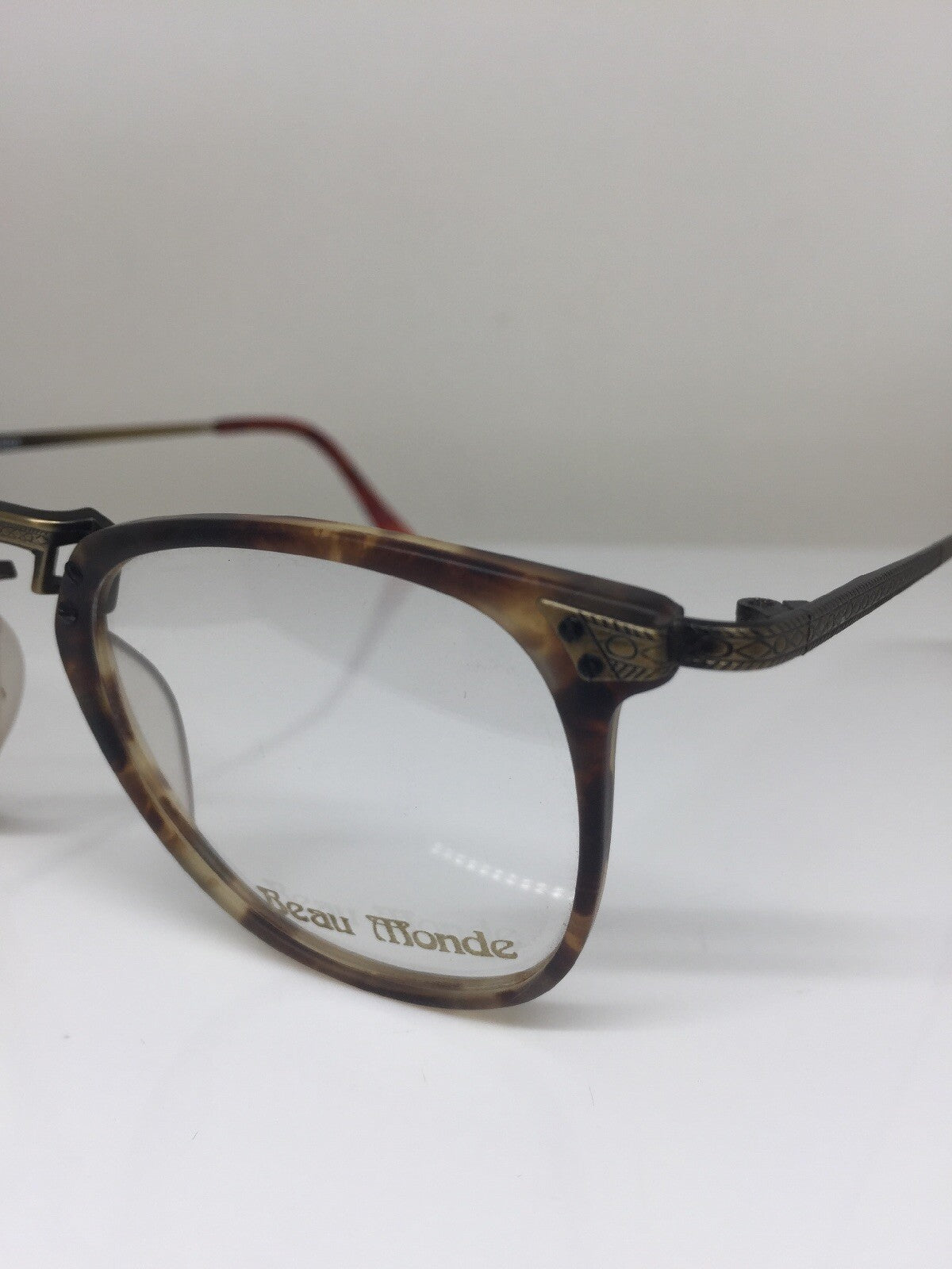 Vintage Beau Monde Collection Berry Tortoise Eyeglasses - Super Vision Optical