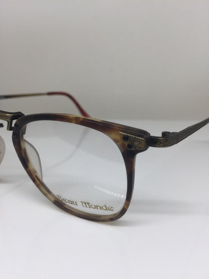 Vintage Beau Monde Collection Berry Tortoise Eyeglasses - Super Vision Optical