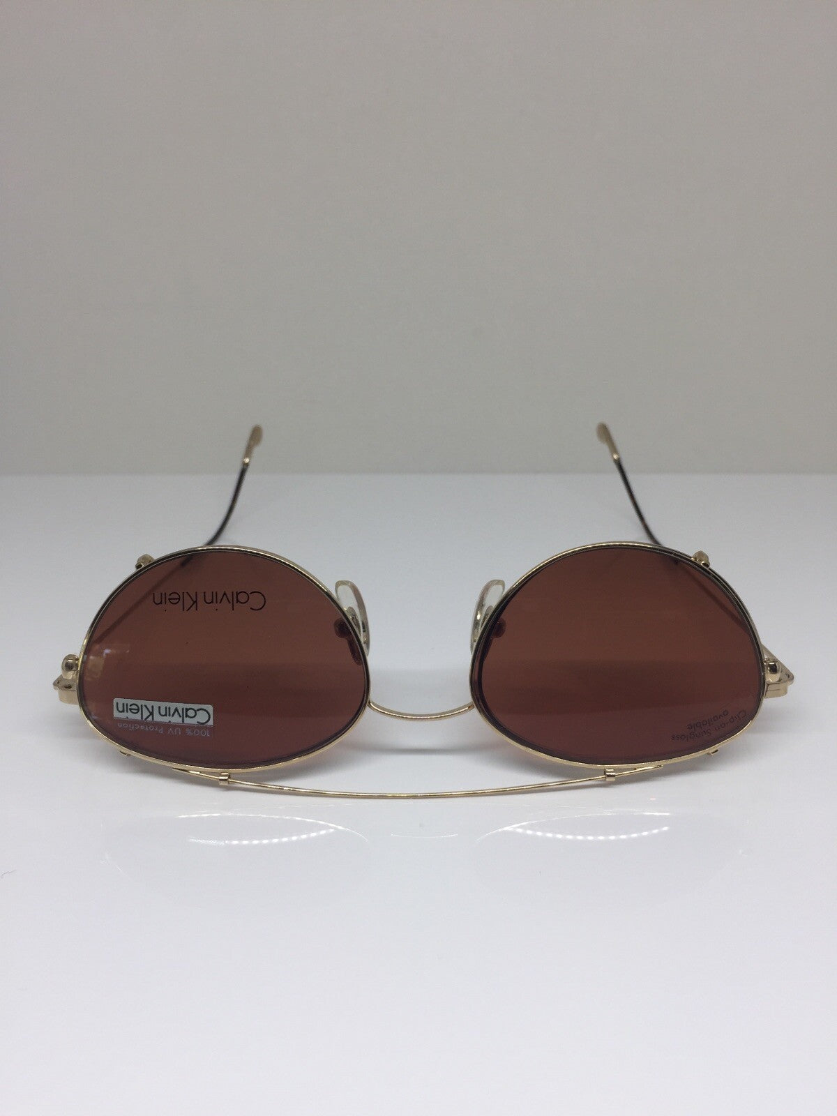 Vintage Calvin Klein CK 323 Gold Sunglasses - Super Vision Optical