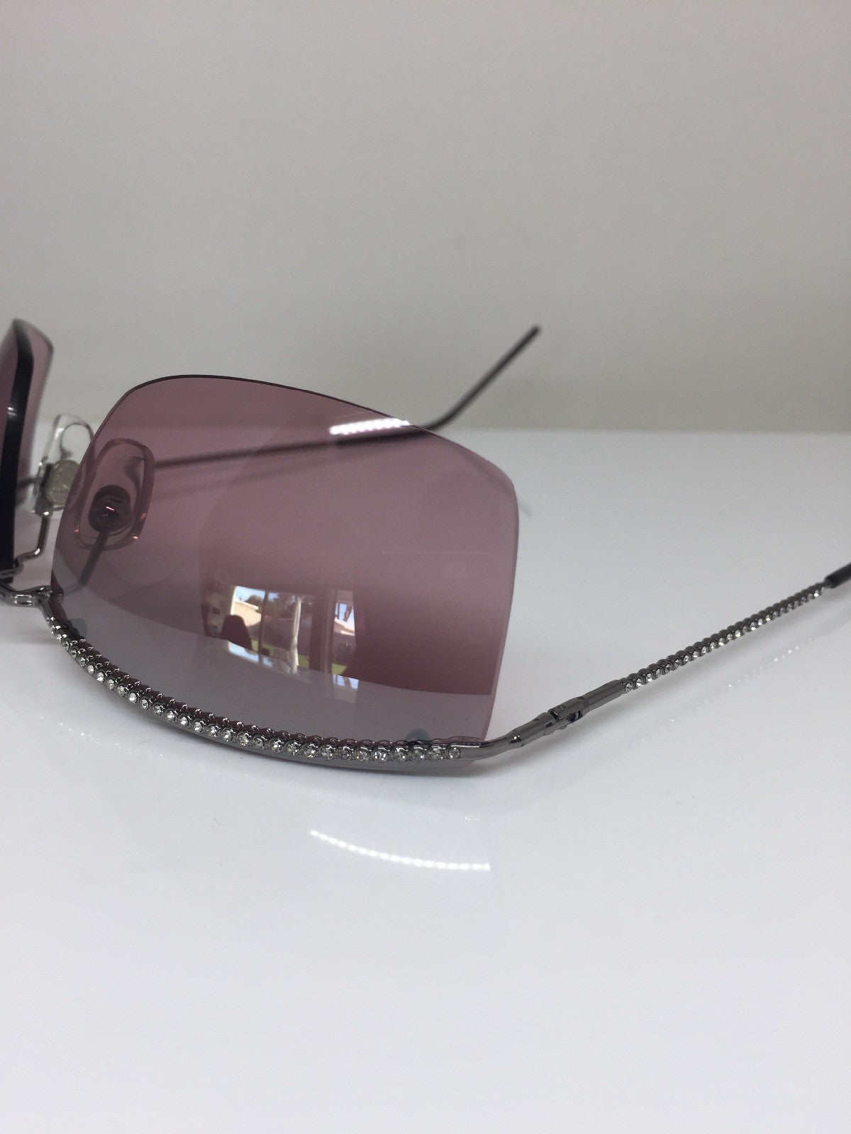 Vintage Giorgio Armani GA 1537-B Gunmetal Sunglasses - Super Vision Optical