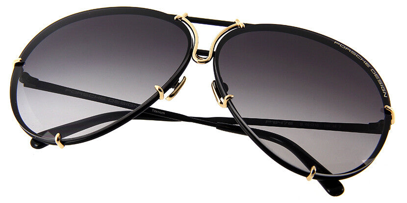 Vintage Porsche Design P8478 Black Sunglasses - Super Vision Optical