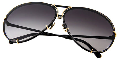 Vintage Porsche Design P8478 Black Sunglasses - Super Vision Optical