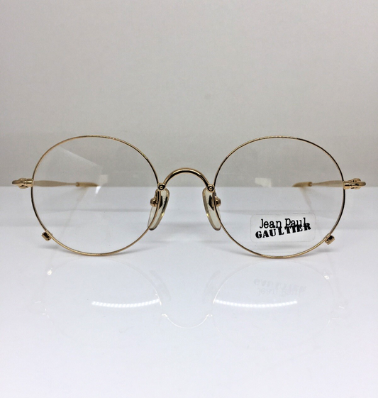 Vintage Jean Paul Gaultier JPG 55-1176 Gold Sunglasses - Super Vision Optical