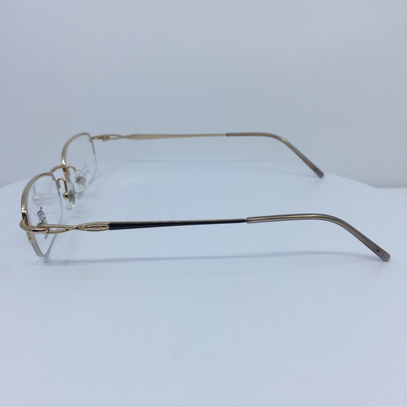 Vintage Jean Paul Gaultier JPG 57-0030 Gold Eyeglasses - Super Vision Optical