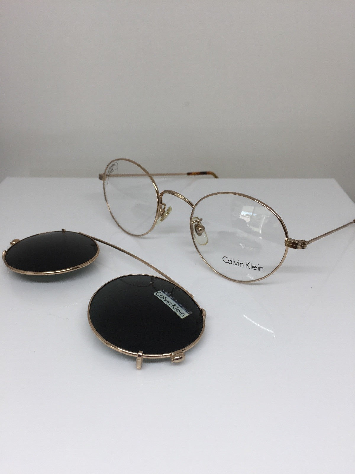 Vintage Calvin Klein CK 225 Gold Sunglasses - Super Vision Optical