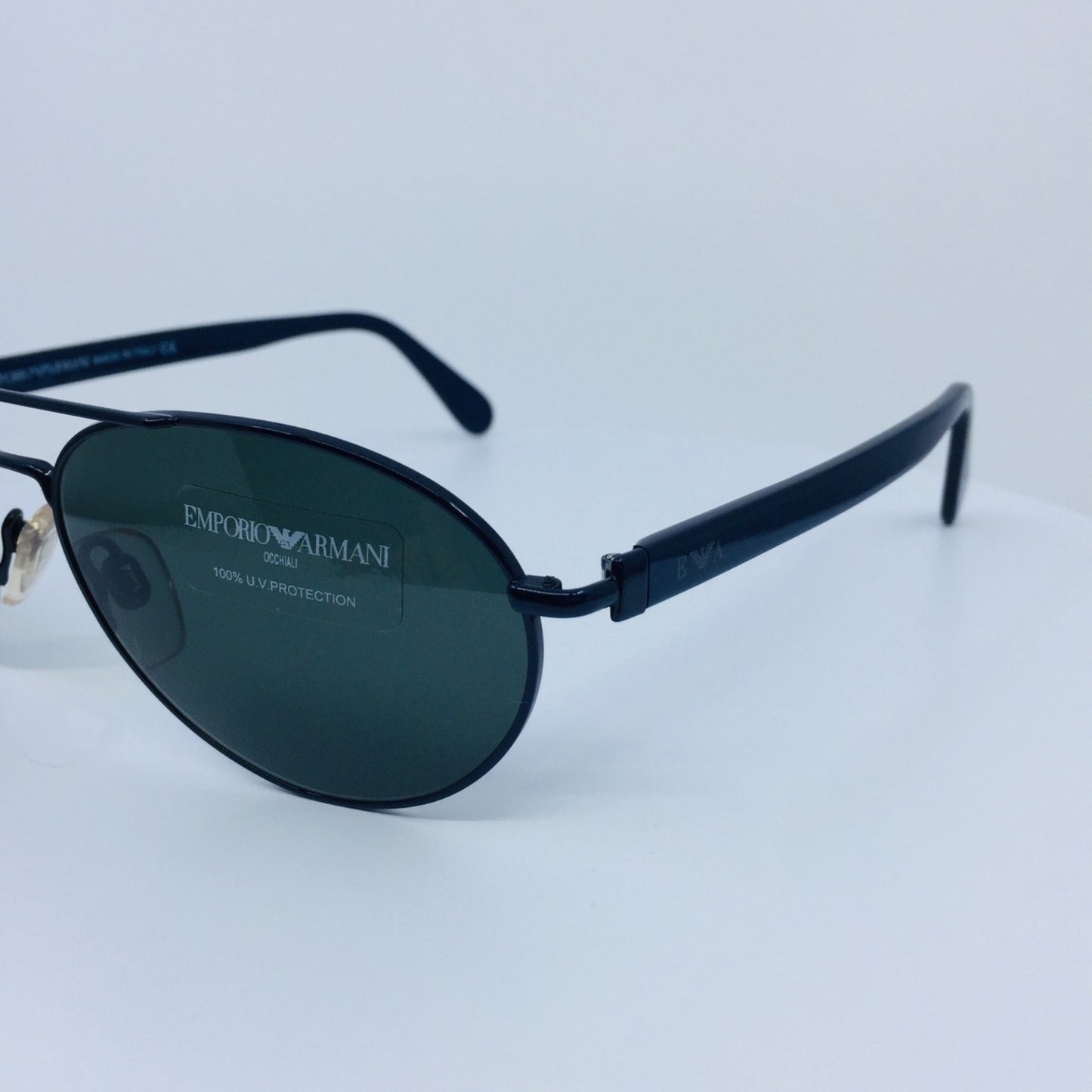 Vintage Emporio Armani EA 092-S Blue Sunglasses - Super Vision Optical