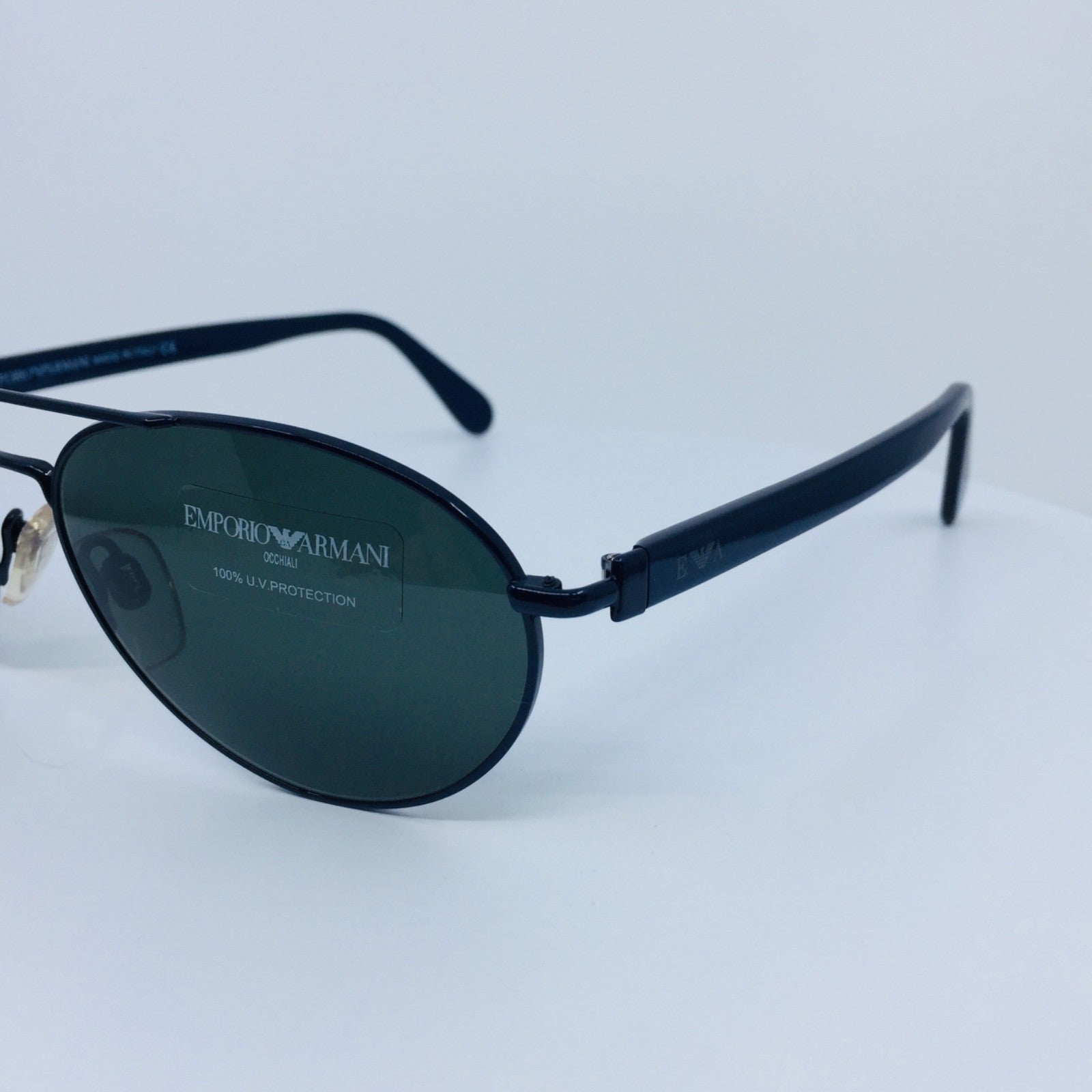 Vintage Emporio Armani EA 092-S Blue Sunglasses - Super Vision Optical