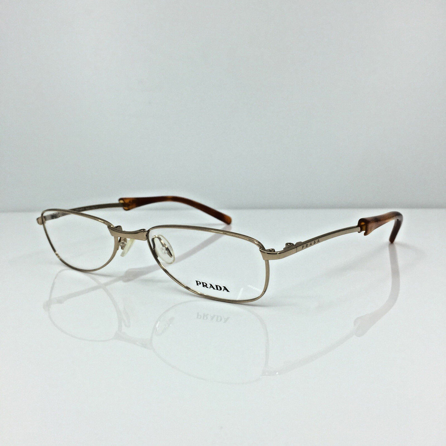 Vintage Prada VPR 76C Gold Eyeglasses - Super Vision Optical