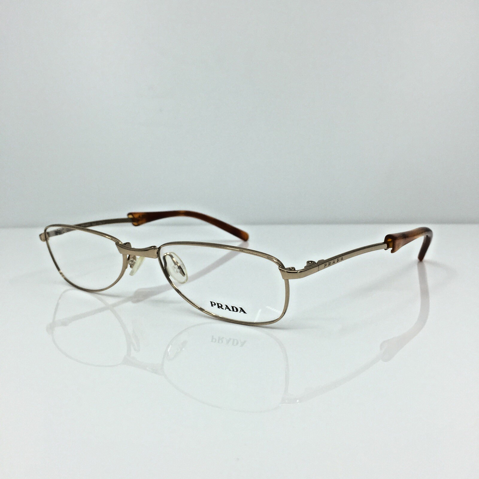 Vintage Prada VPR 76C Gold Eyeglasses - Super Vision Optical