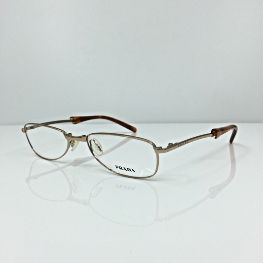 Vintage Prada VPR 76C Gold Eyeglasses - Super Vision Optical