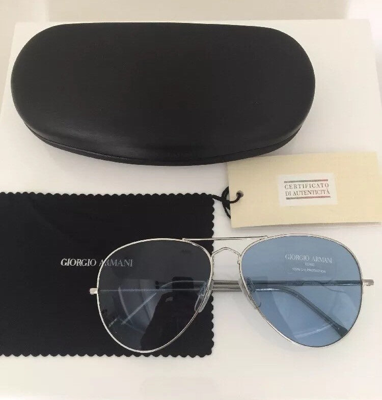Vintage Giorgio Armani GA 615-S Silver Sunglasses - Super Vision Optical