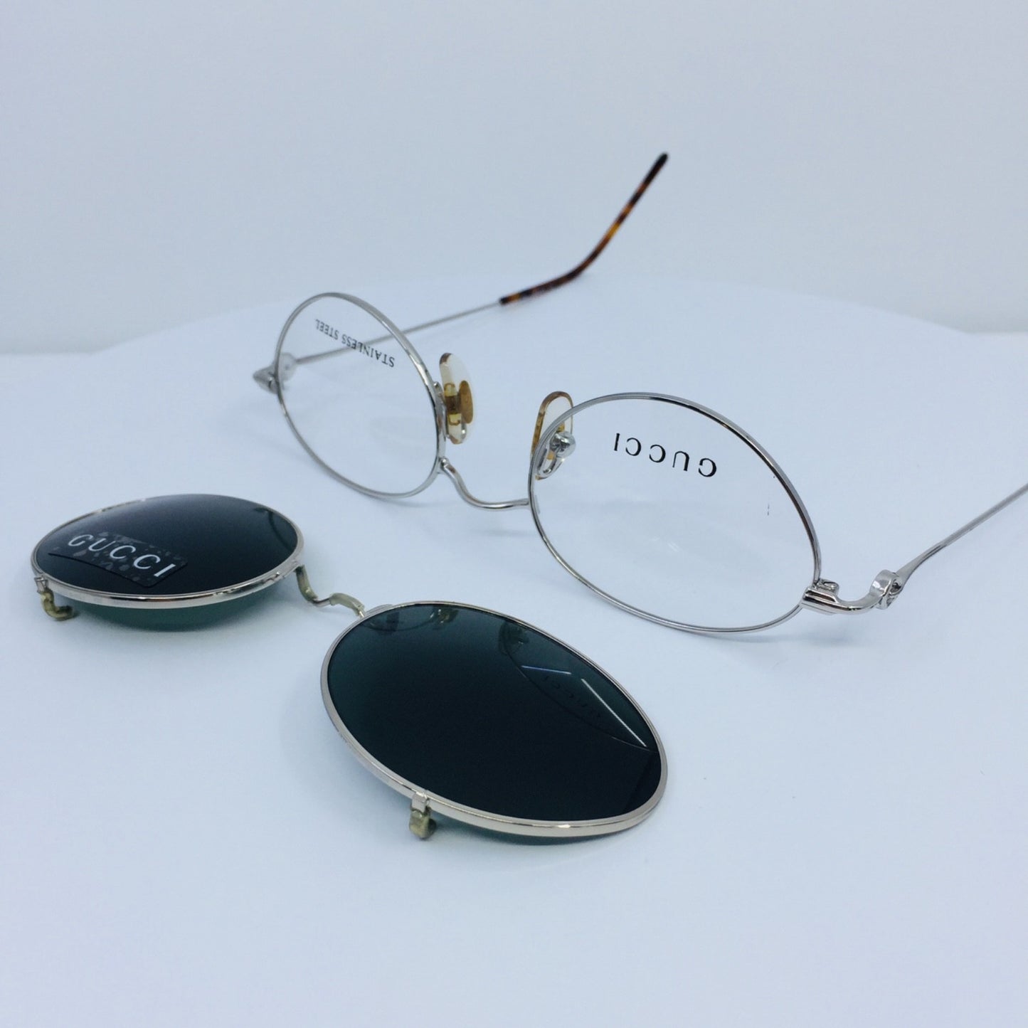 Vintage Gucci GG 2624 Silver Eyeglasses - Super Vision Optical