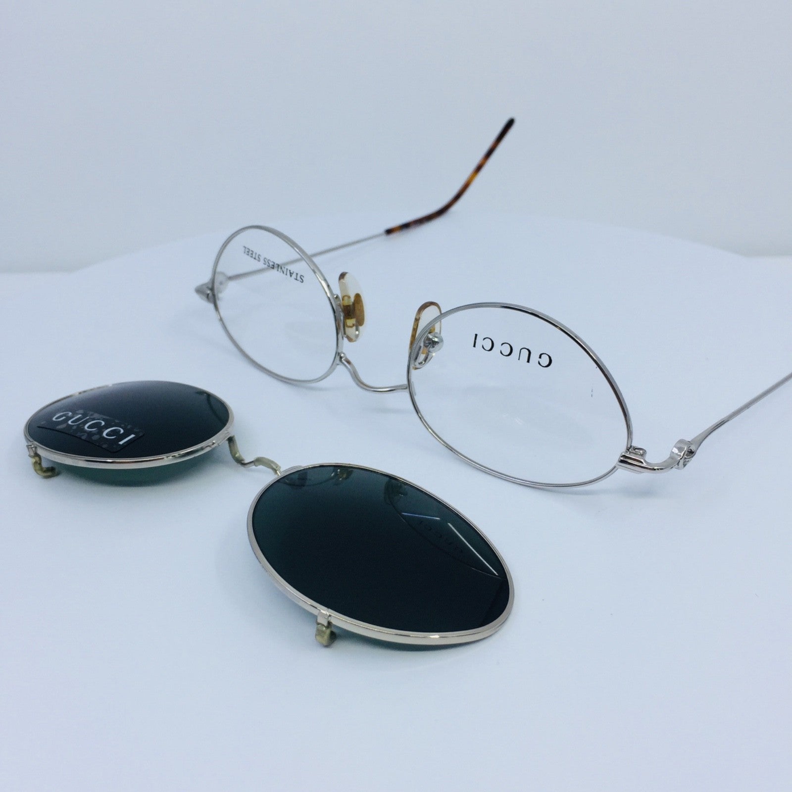 Vintage Gucci GG 2624 Silver Eyeglasses - Super Vision Optical