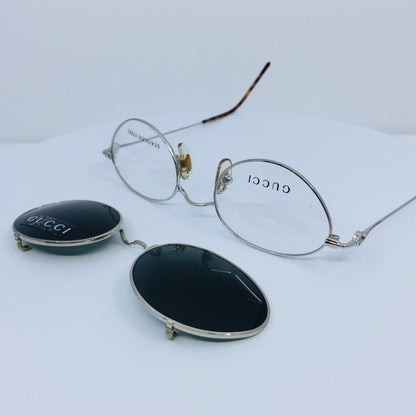 Vintage Gucci GG 2624 Silver Eyeglasses - Super Vision Optical