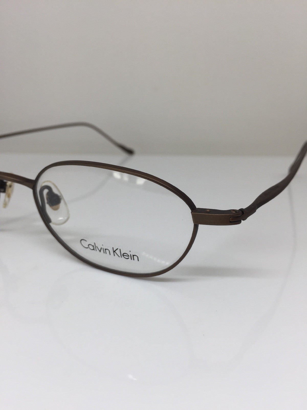 Vintage Calvin Klein CK 510 Brown Eyeglasses - Super Vision Optical