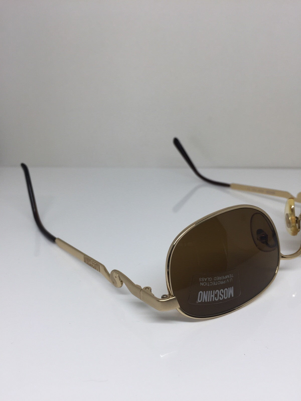 Vintage Moschino By Persol M. 3023-S Gold Sunglasses - Super Vision Optical