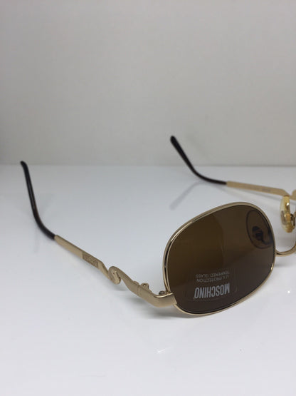 Vintage Moschino By Persol M. 3023-S Gold Sunglasses - Super Vision Optical