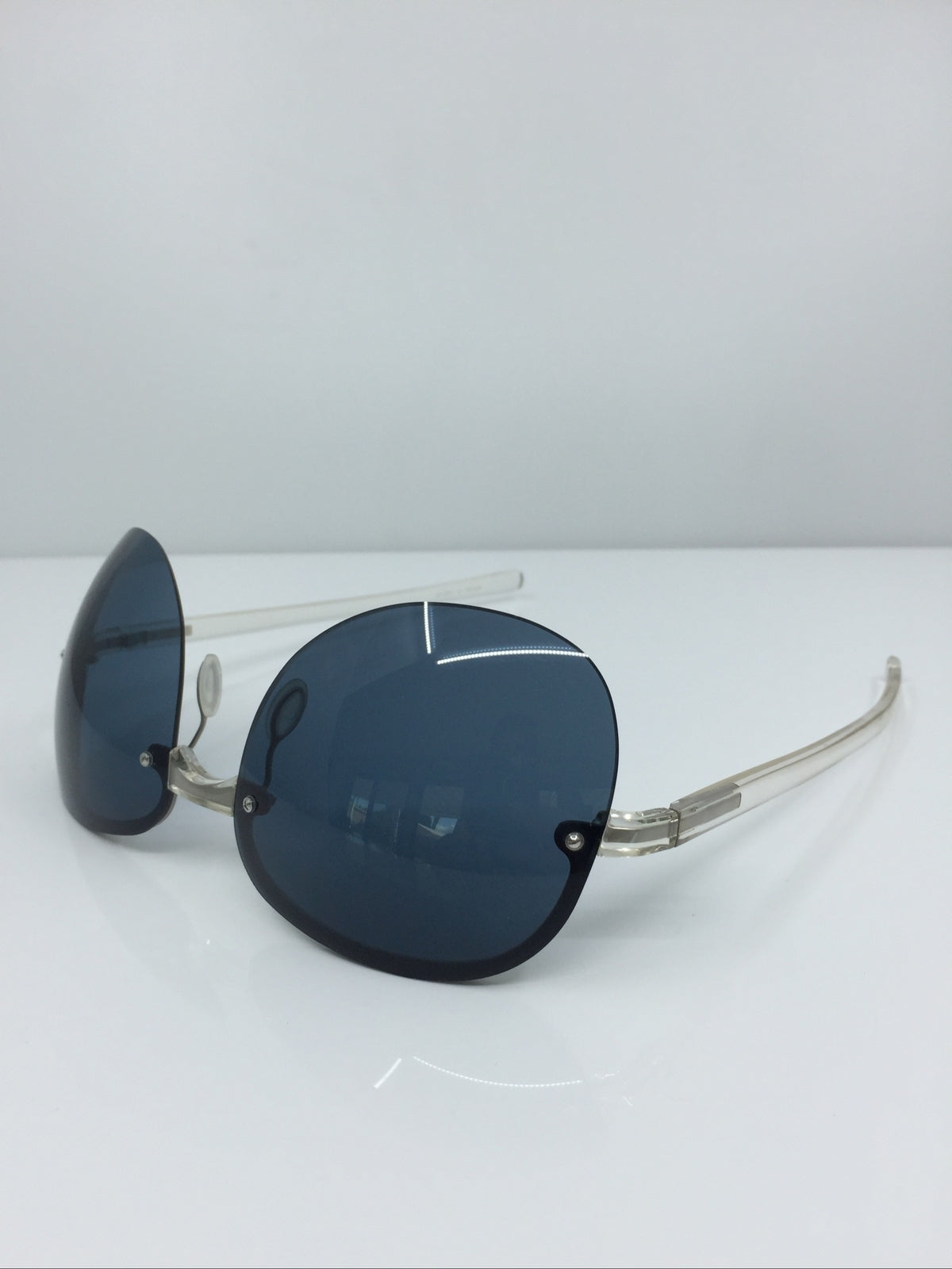 Vintage Prada SPR 12B Silver Sunglasses - Super Vision Optical