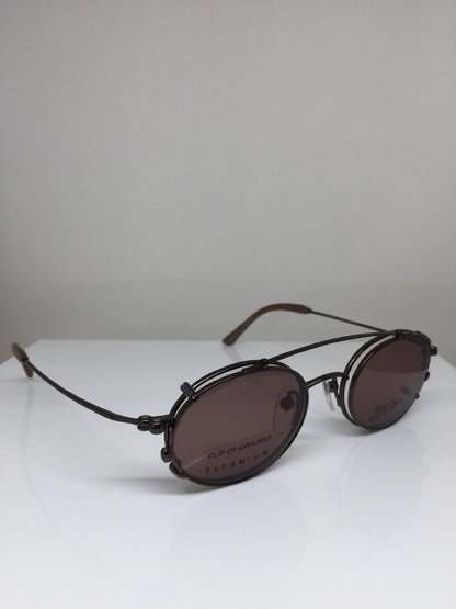 Vintage Jean Paul Gaultier JPG 55-0028 Brown Eyeglasses - Super Vision Optical