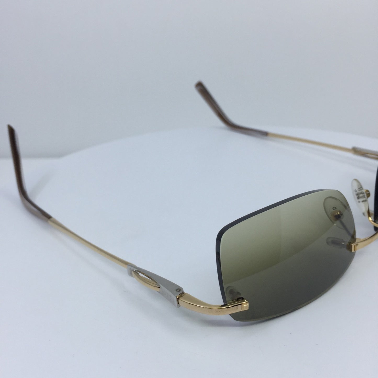 Vintage Fred Lunettes Fred Cayman F6 Solaire 201 Sunglasses Gold Sunglasses - Super Vision Optical