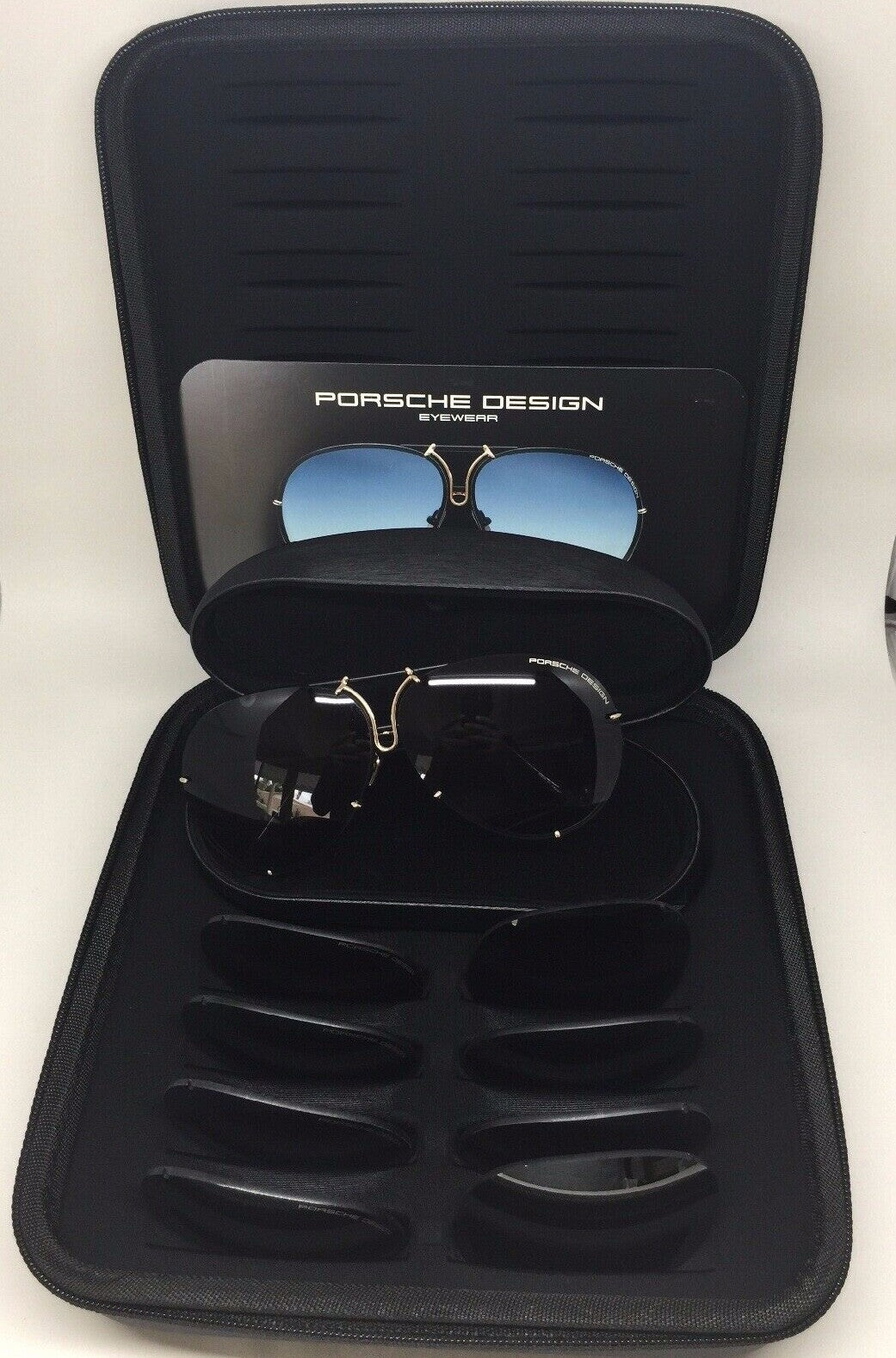 Vintage Porsche Design P8478 Black Sunglasses - Super Vision Optical