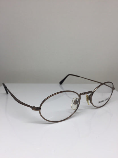 Vintage Giorgio Armani GA 242 Brown Eyeglasses - Super Vision Optical