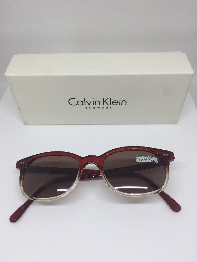 Vintage Calvin Klein CK 715-S Red Sunglasses - Super Vision Optical