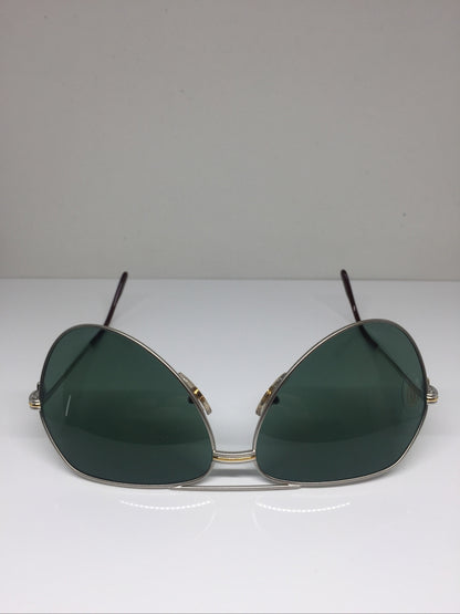 Vintage Cartier Aviator Gold Sunglasses - Super Vision Optical