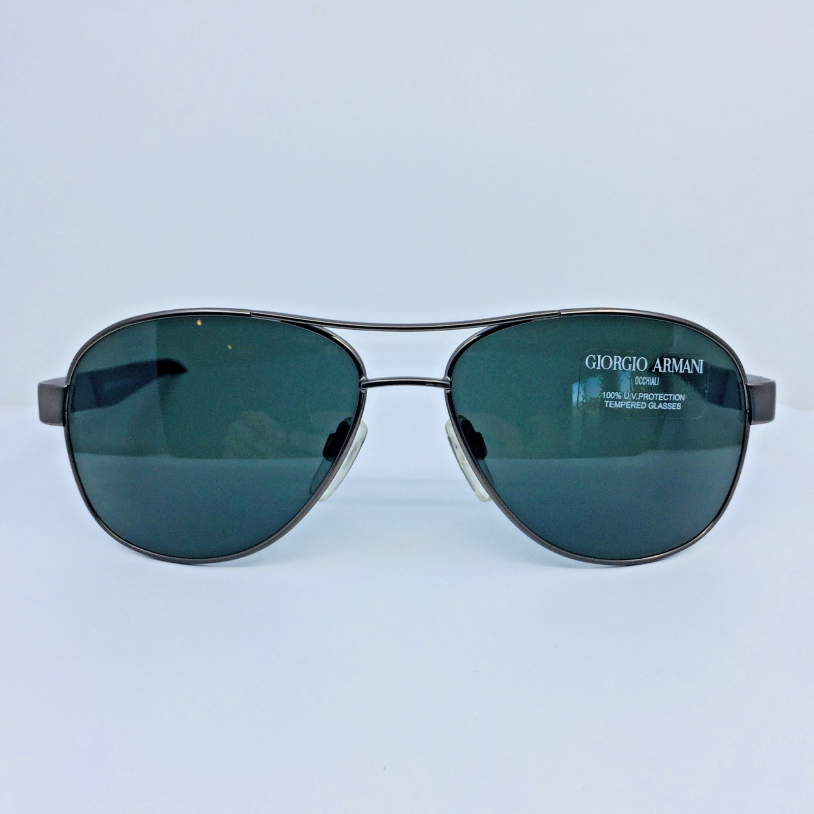 Vintage Giorgio Armani GA 674 Silver Sunglasses - Super Vision Optical
