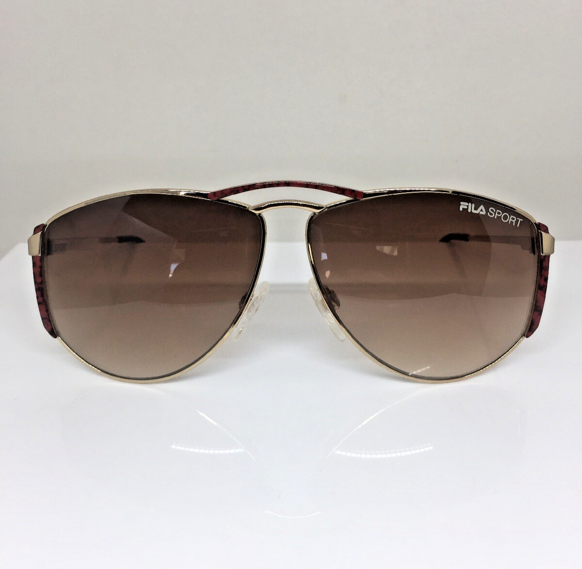 Vintage Fila Sport FILA 8805 Gold Sunglasses - Super Vision Optical