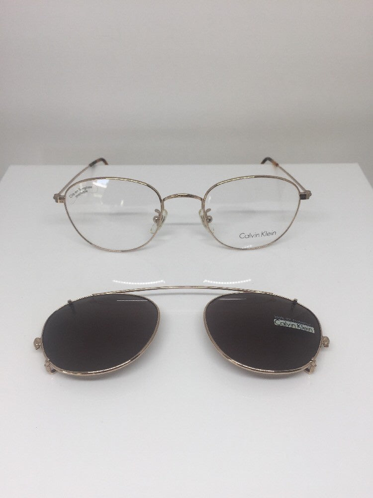 Vintage Calvin Klein CK 226 Gold Sunglasses - Super Vision Optical