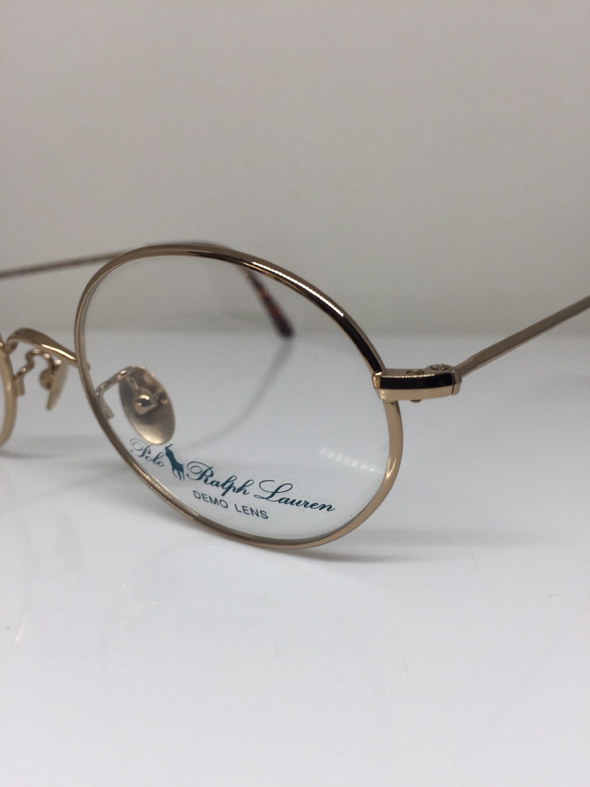 Vintage Ralph Lauren Polo Classic 61 By Ralph Lauren Gold Eyeglasses - Super Vision Optical