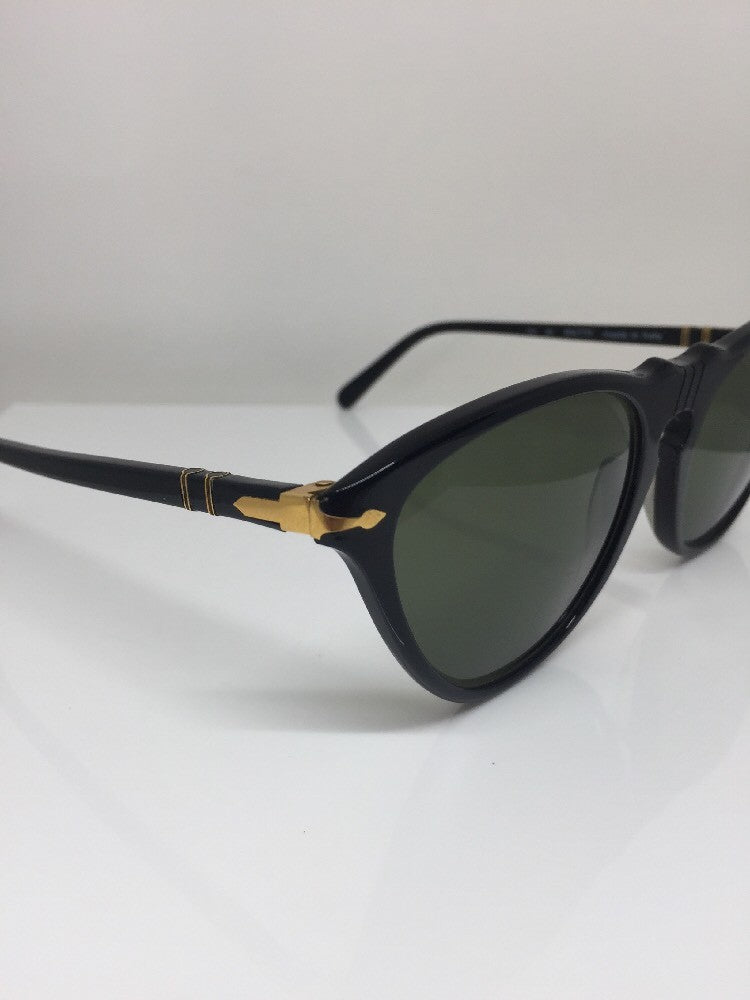 Vintage Persol PERSOL 201 Black Sunglasses - Super Vision Optical