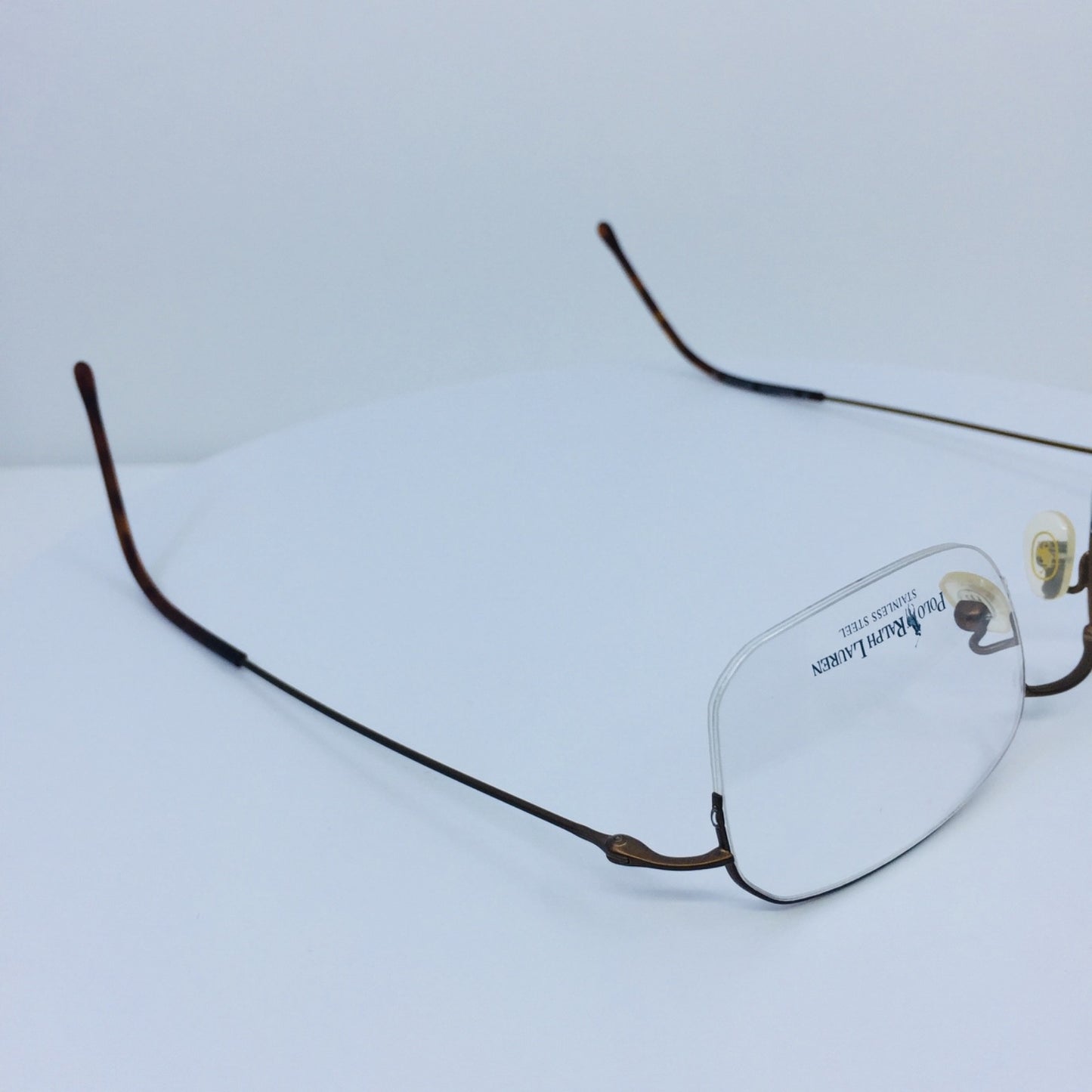 Vintage Polo Ralph Lauren POLO 397 Silver Eyeglasses - Super Vision Optical