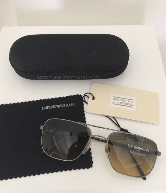Vintage Emporio Armani EA 159-S Gunmetal Sunglasses - Super Vision Optical