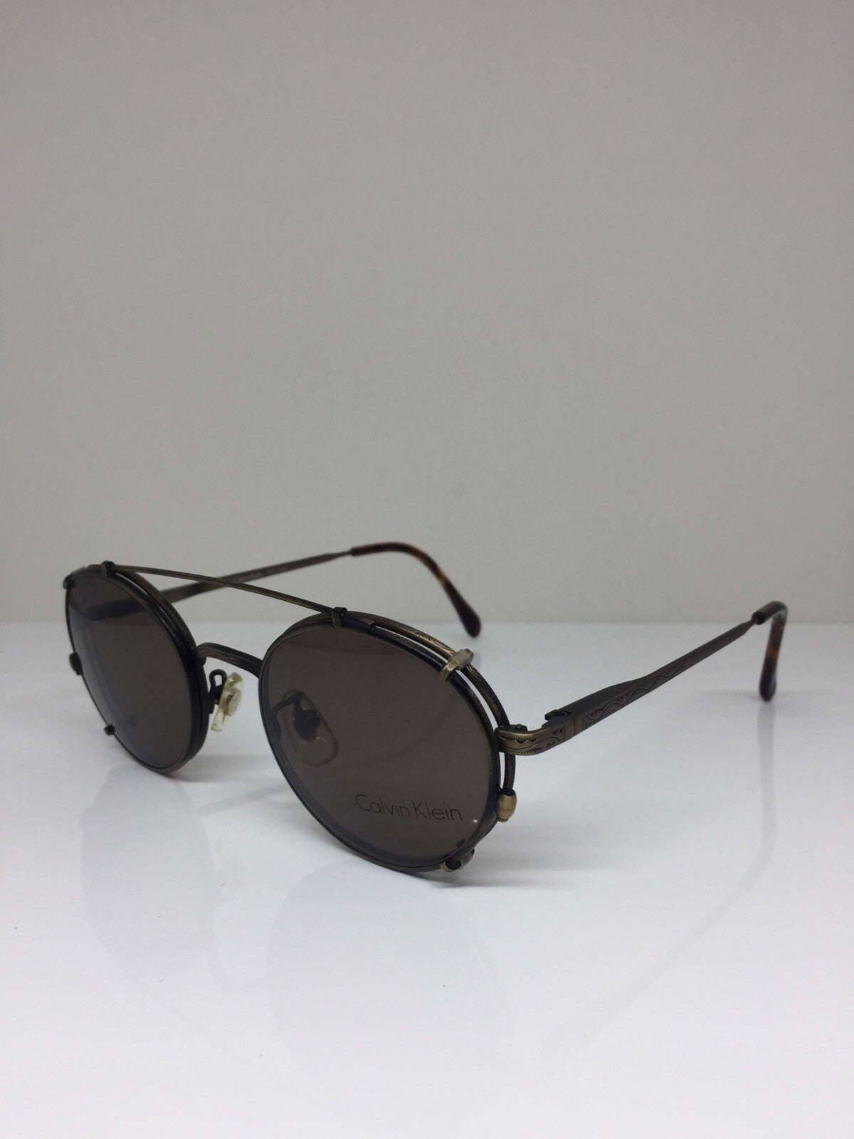 Vintage Calvin Klein CK 117 Brown Sunglasses - Super Vision Optical