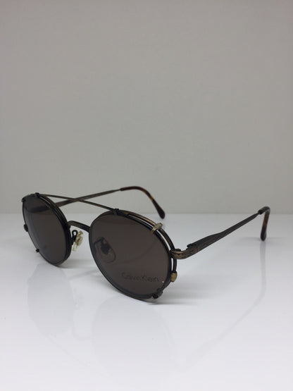 Vintage Calvin Klein CK 117 Brown Sunglasses - Super Vision Optical