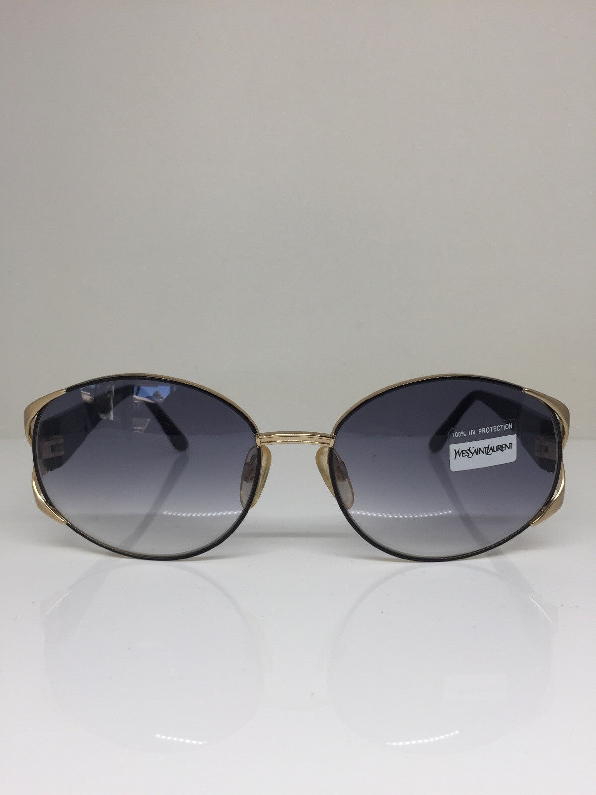 Vintage Saint Laurent YSL 6044 Gold Sunglasses - Super Vision Optical